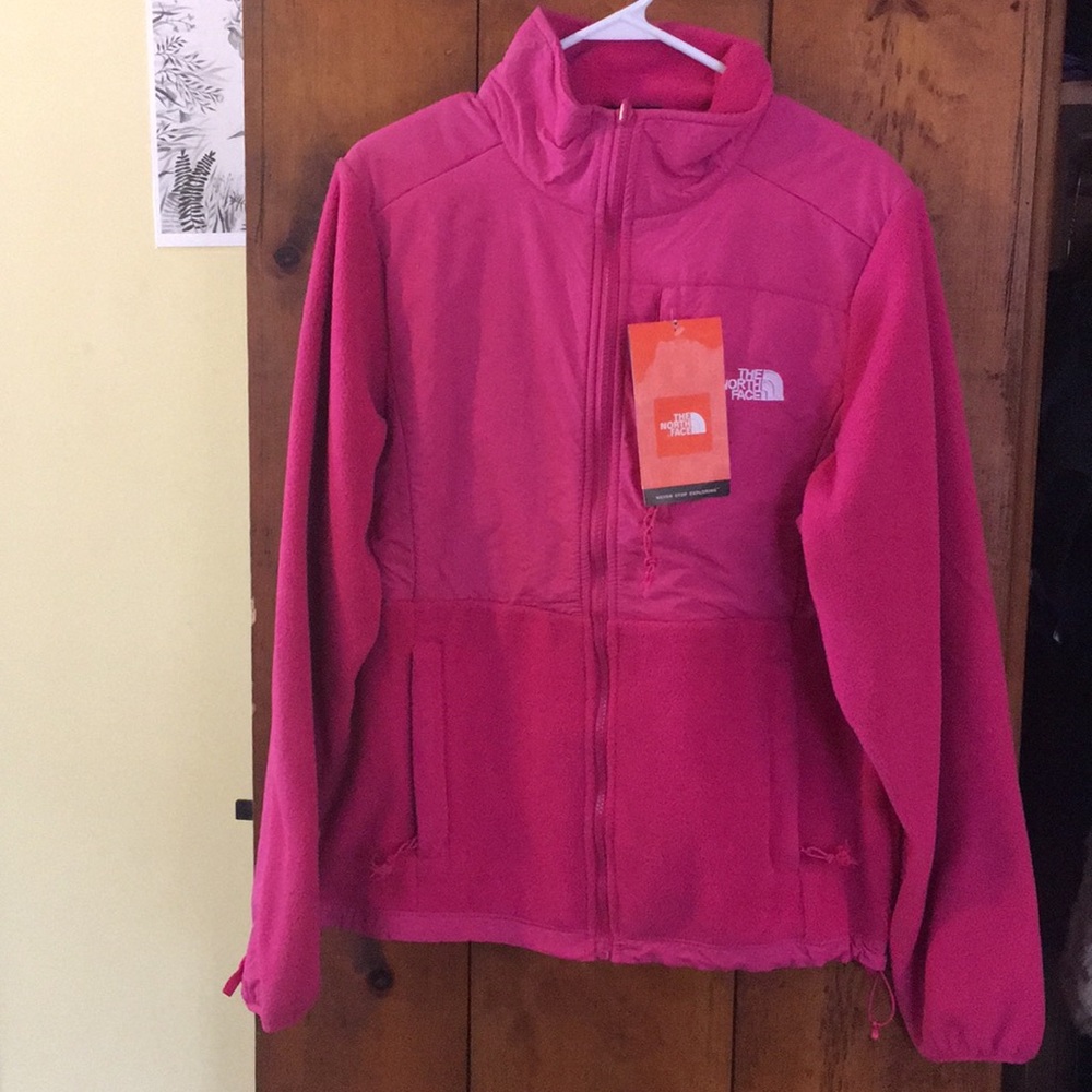 Large Hot Pink Northface Jacket